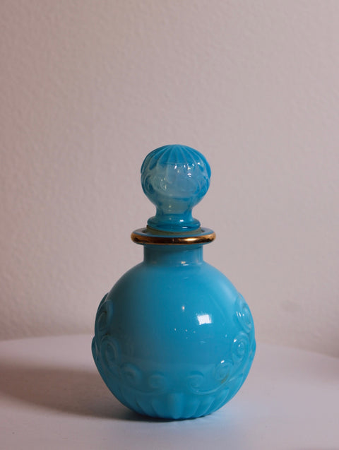 Avon Bristol Blue Imperial Garden Cologne Decanter
