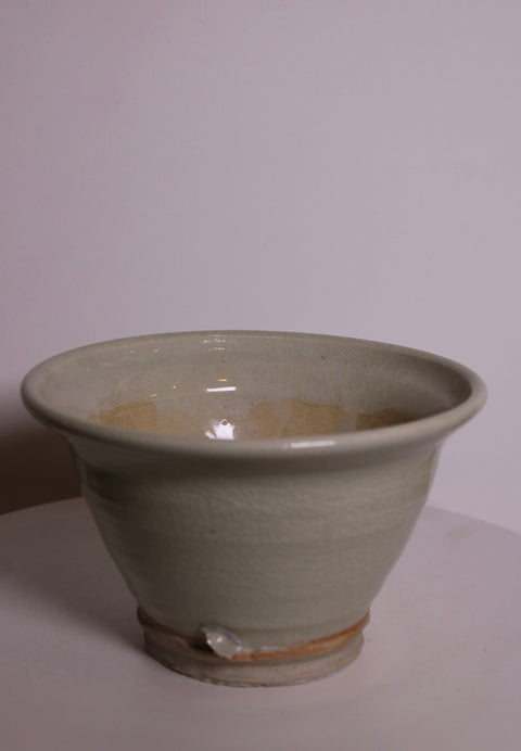 Pale Celadon Studio Pottery Bowl