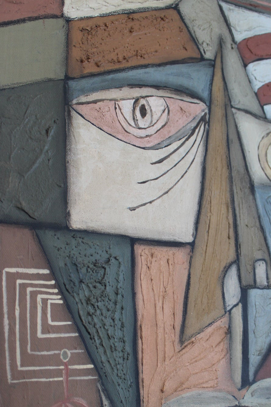 Angela Dickerson Single Watcher Original Framed Artwork