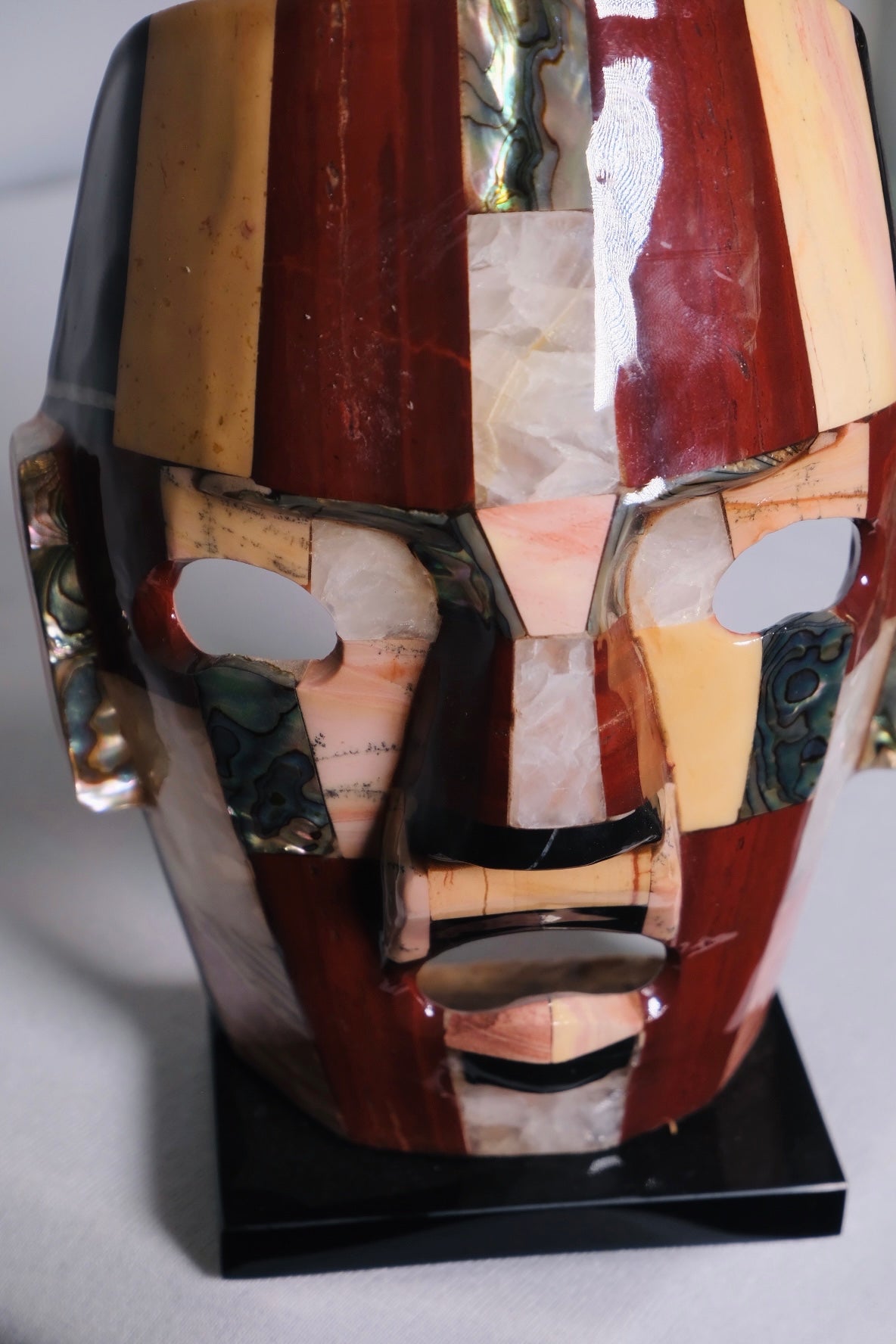 Aztec Mother of Pearl Death Mask (Vintage)