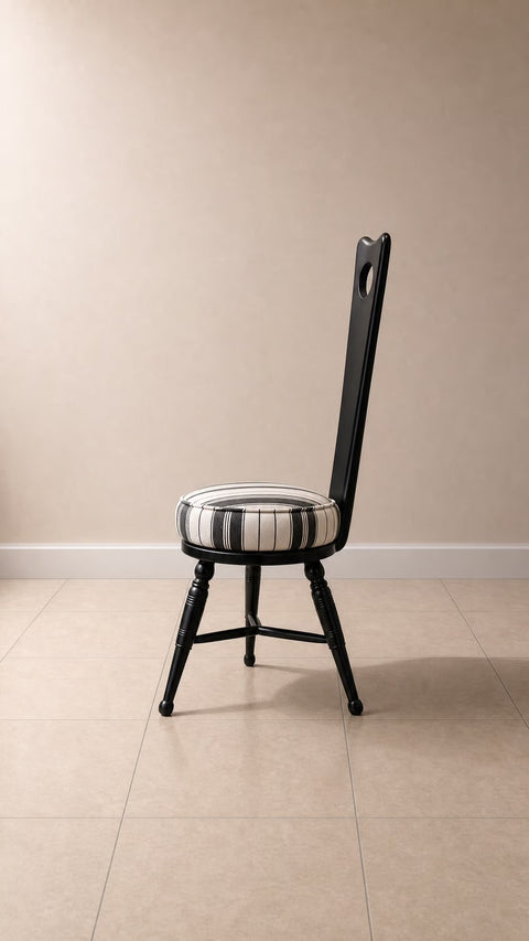 Vintage 1960s Three Legged Spinning Chair