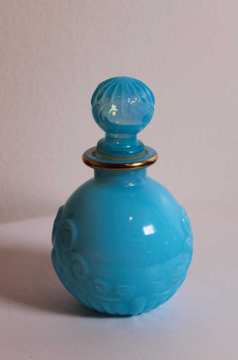 Avon Bristol Blue Imperial Garden Cologne Decanter