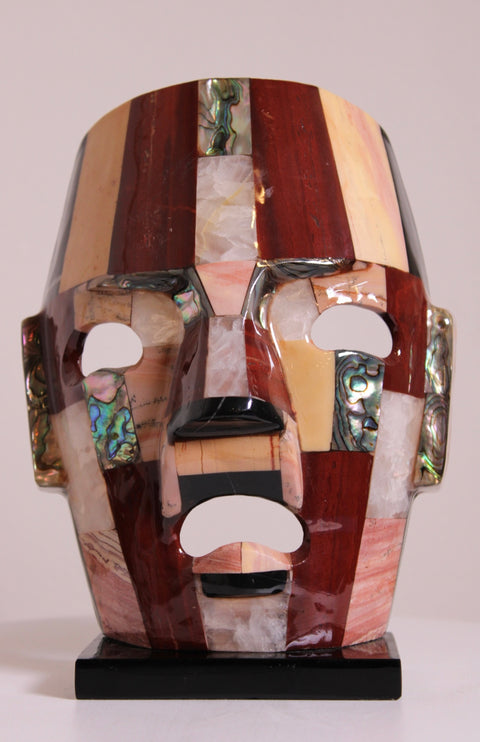 Mother of Pearl
 Death Mask Mosaic Sculpture