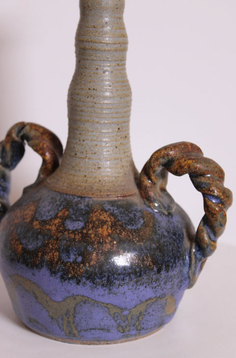 Signed PA Twisted Handle Studio Ewer