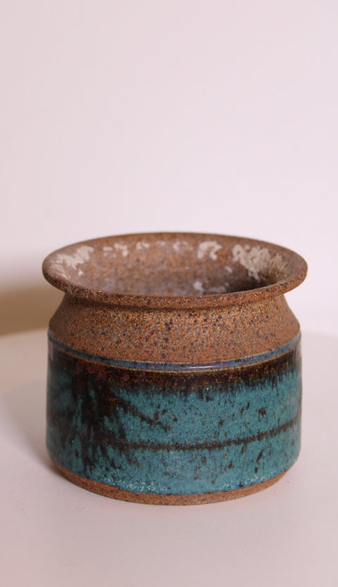 Turquoise Band Studio Pottery Bowl