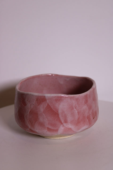 Signed Ribbed Stoneware Cachepot