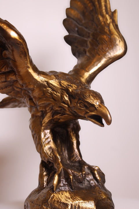 Bronze Finish Eagle Sculpture