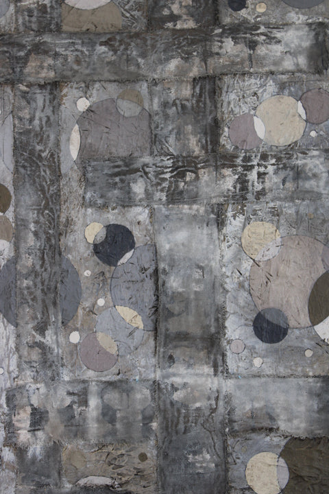 Angela Dickerson Silver Stone Field Original Framed Artwork