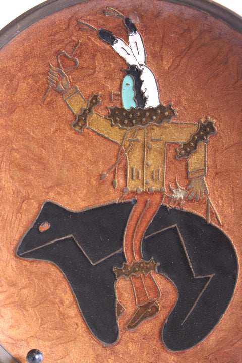 Copper Native American Style Wall Plate