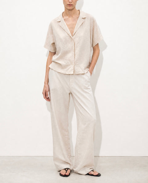Everlane Linen Short Sleeve Button-Up