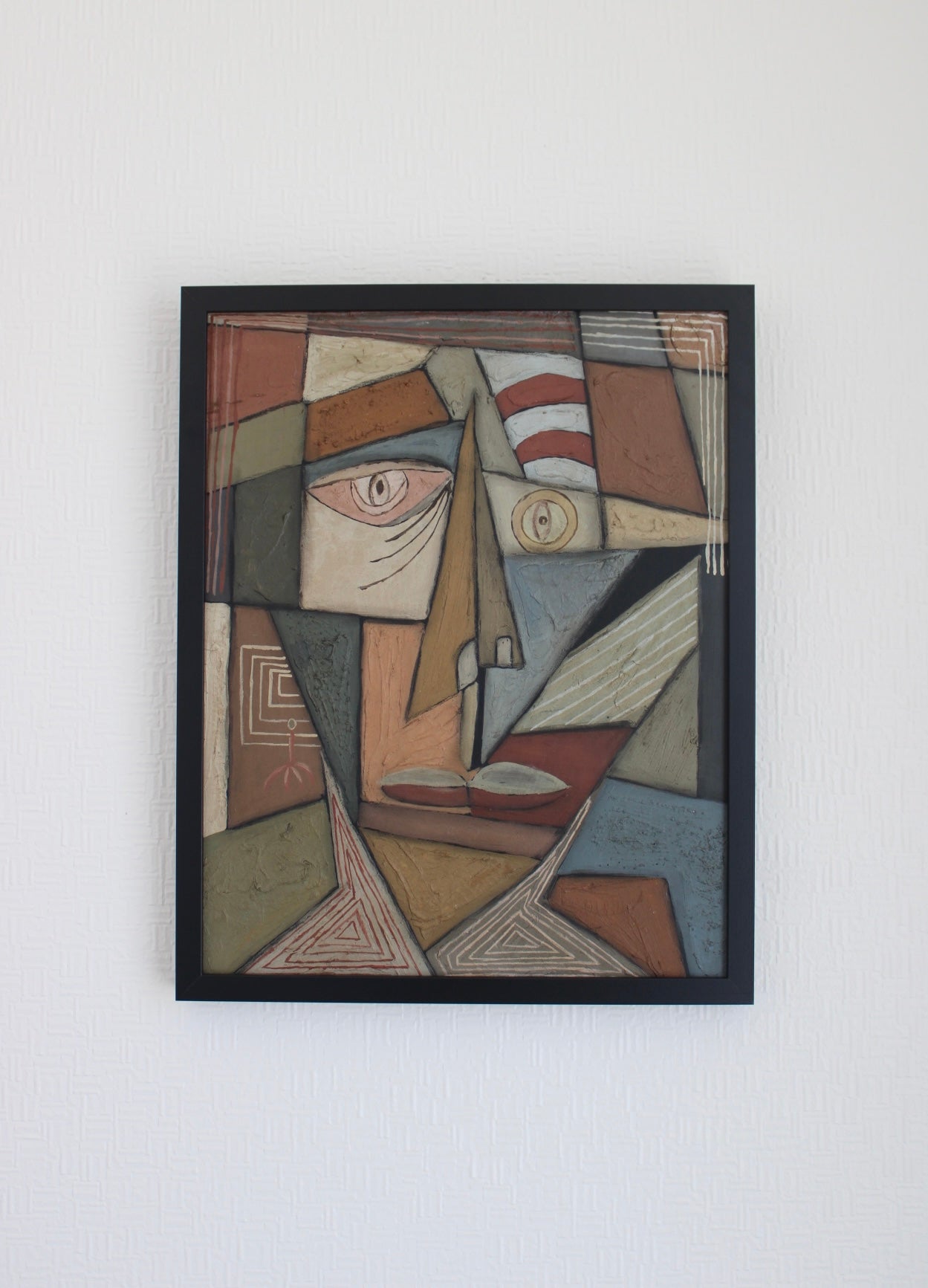 Angela Dickerson Single Watcher Original Framed Artwork