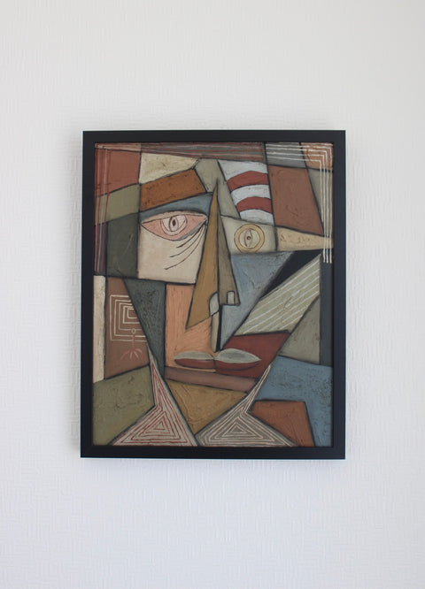 Angela Dickerson Single Watcher Original Framed Artwork