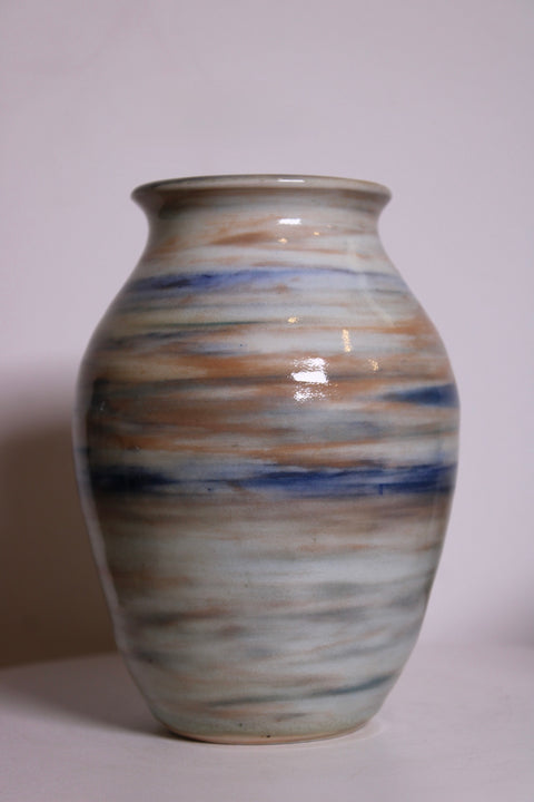 Charles Norman Signed Studio Pottery Vase | Handmade Ceramic Vessel