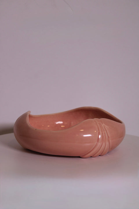 Blush Organic Low Ceramic Vessel