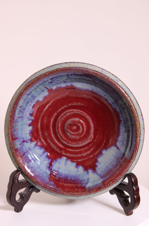 Crystalline Spiral Art Charger