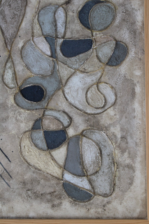 Angela Dickerson Stone Loops Original Framed Artwork