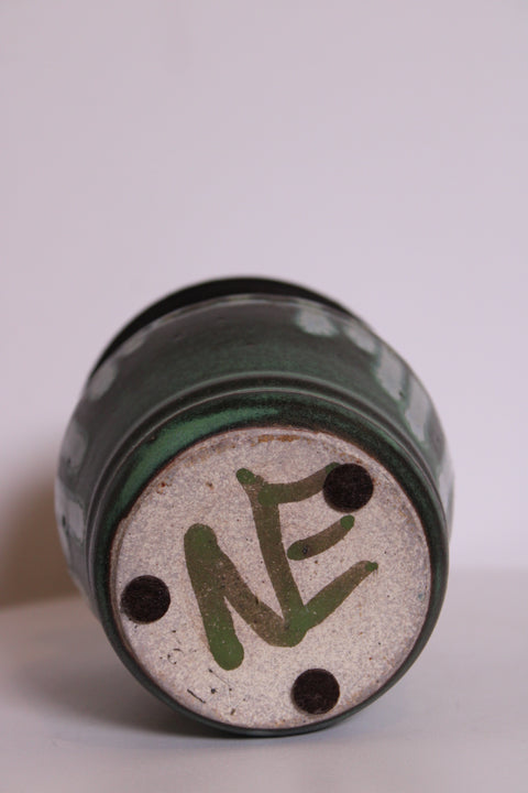 Green Drip Studio Pottery Planter