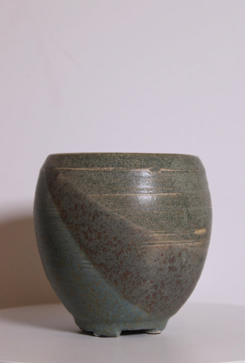 Blue-Green Studio Pottery Bowl | Artisan Ceramic