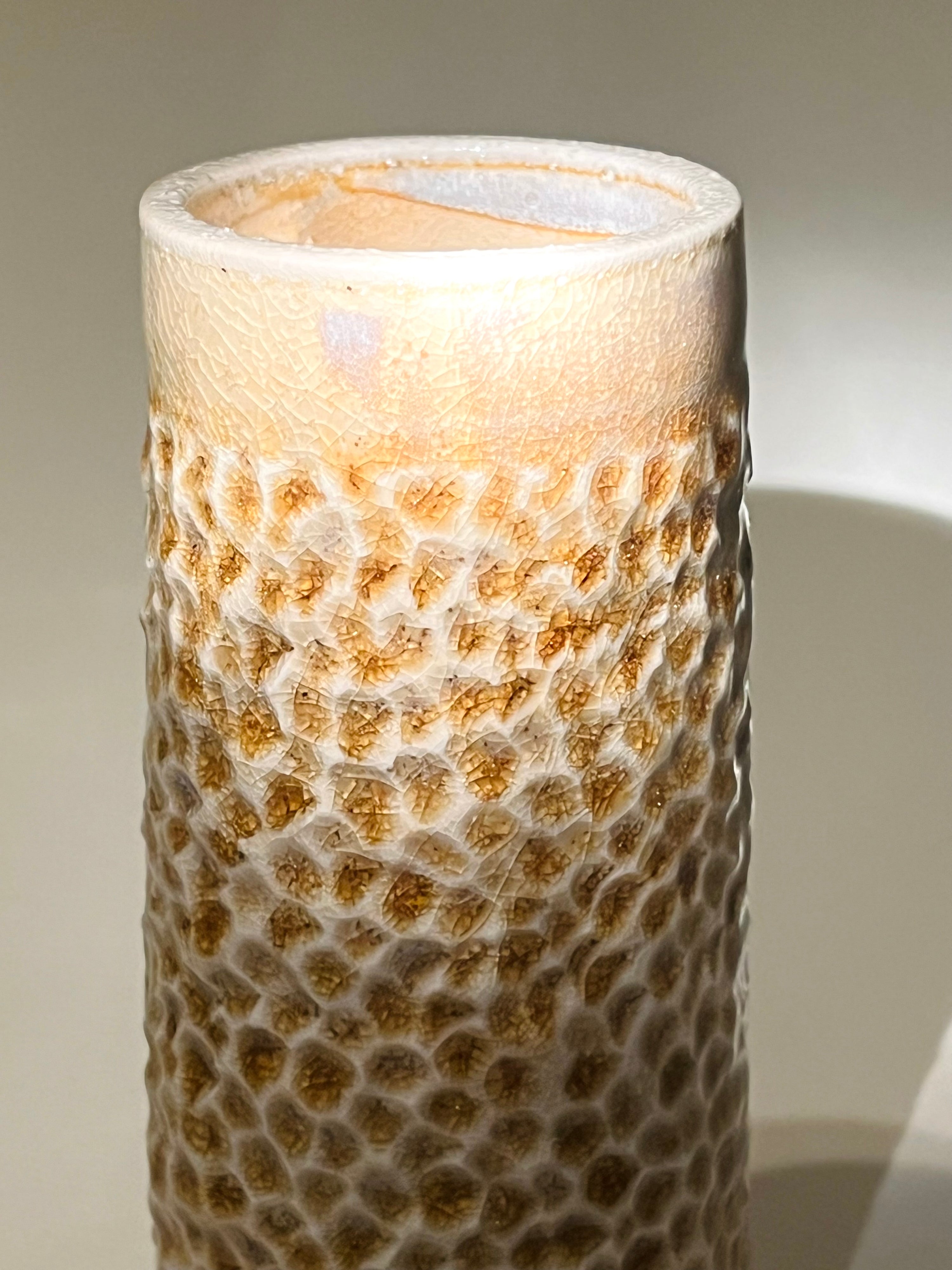 Scalloped Signed Studio Vase (Vintage)