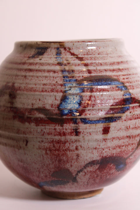 Abstract Expressionist Studio Pottery Bowl