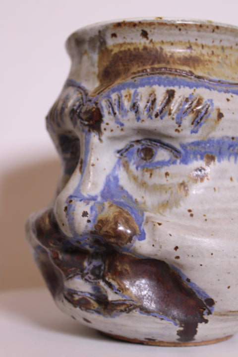 Figural Expression Face Studio Vessel