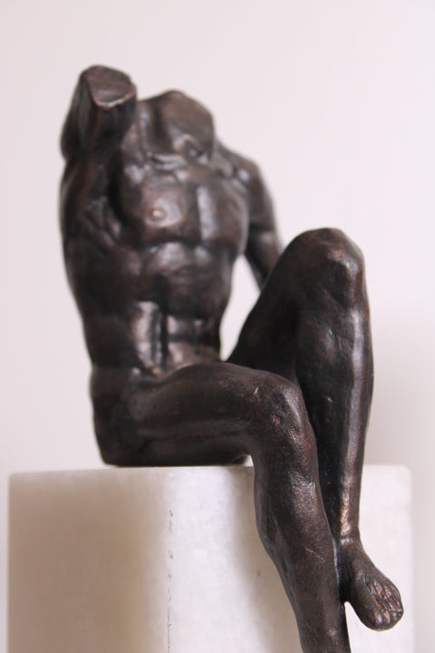 Modernist Nude Figure Bookends Pair