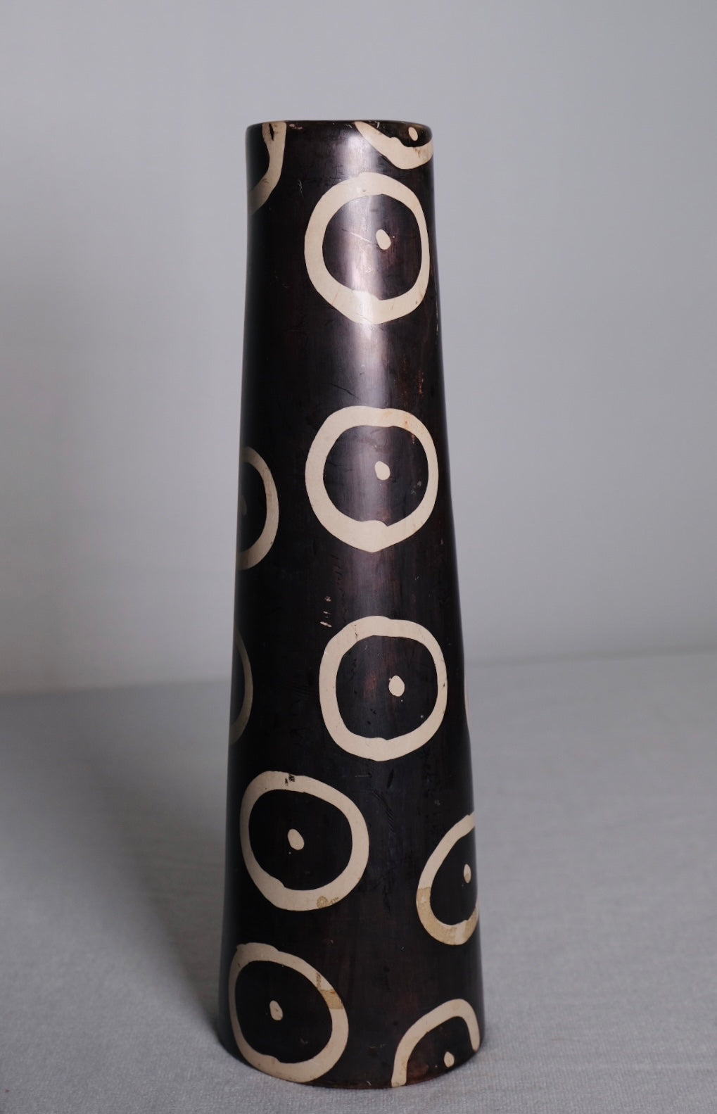 1980s Kenyan Hand-Craved Soapstone Vase (Vintage)