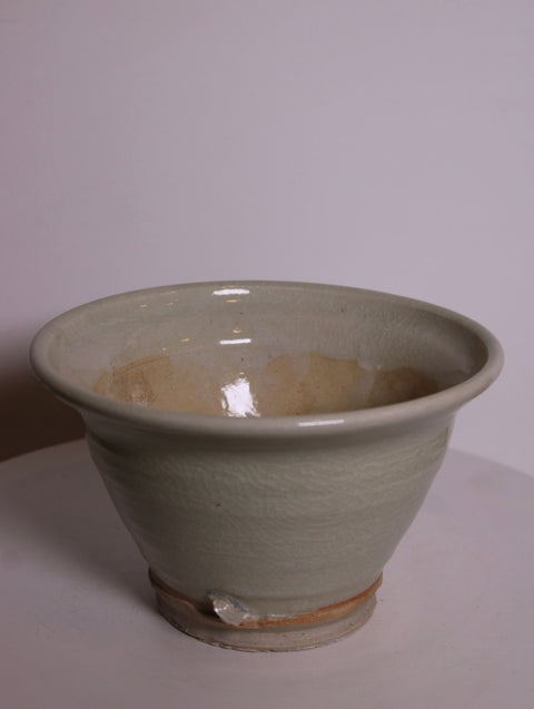 Pale Celadon Studio Pottery Bowl