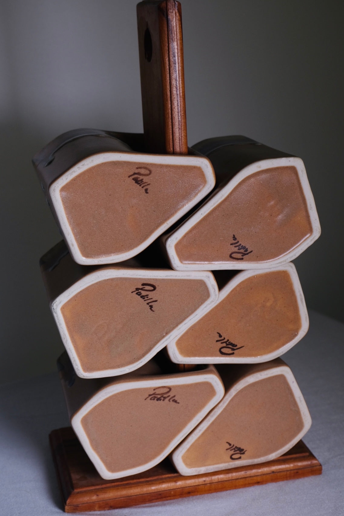 “Rodolfo Padilla” Drip Glaze Mugs (Vintage)