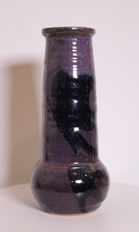 Daniel Tubbs Purple Black Studio Vase 2001
