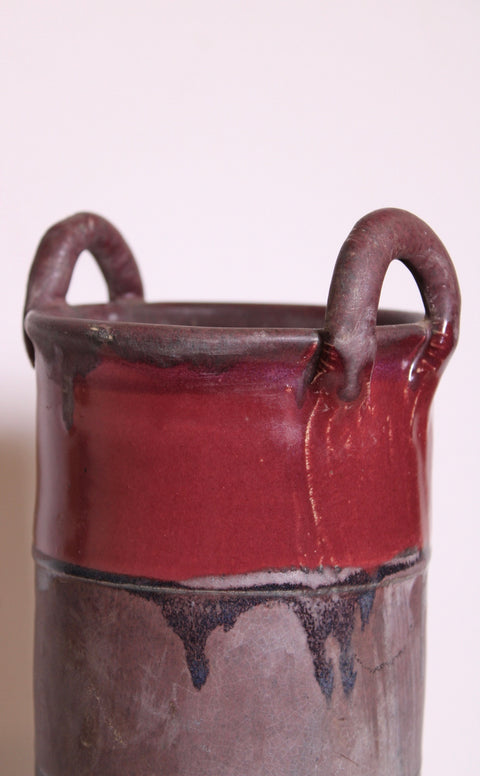 Judy Jackson Stoneware Handled Vessel