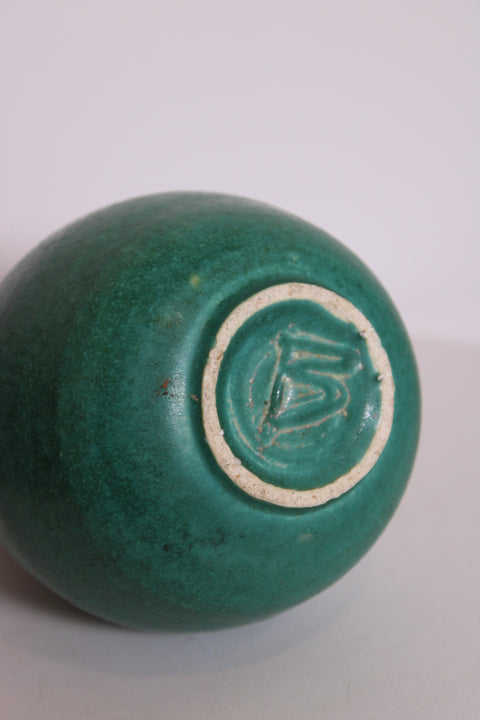 Teal Studio Pottery Bud Vase | Hand-Thrown Ceramic