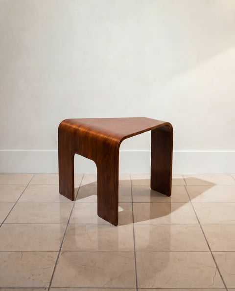 “Ekornes Stressless” Pair Mid Century Bentwood Side Tables