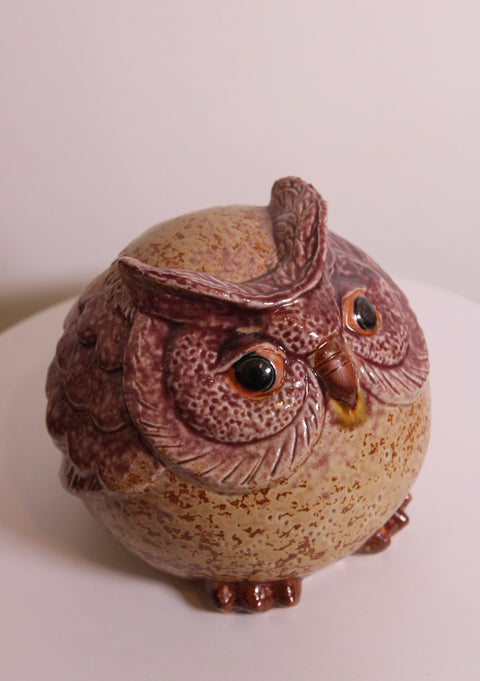 Vintage Ceramic Owl Figure