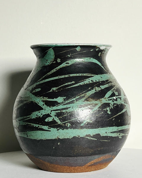 Petite Chubby Splatter Vase