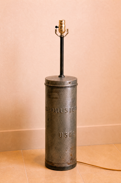 Pair of Kendall's Industrial Metal Canister Lamps