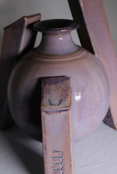 Purple Liliac Modernism Vessel