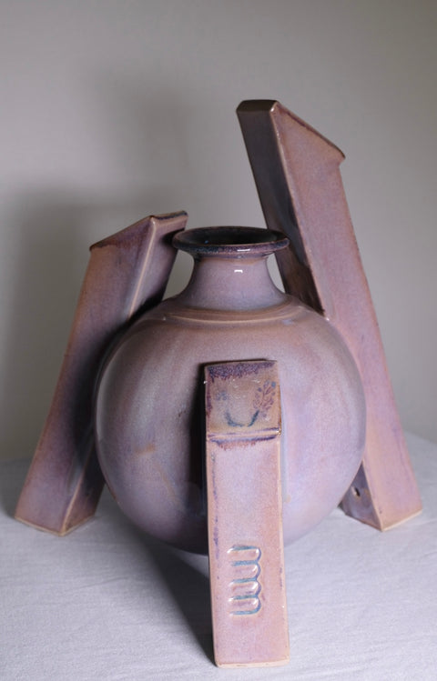 Purple Liliac Modernism Vessel
