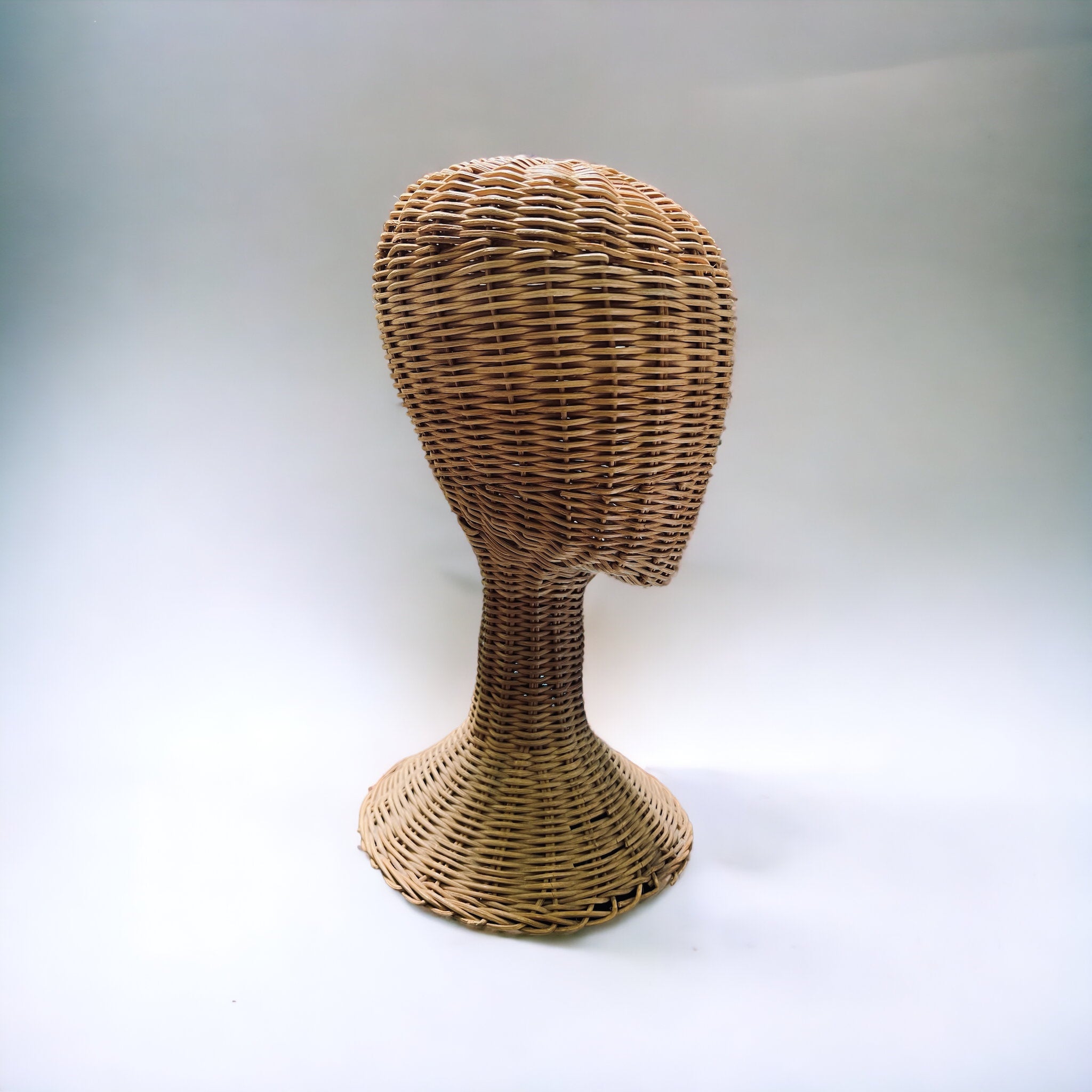 Vintage Wicker Head Bust (SOLD)