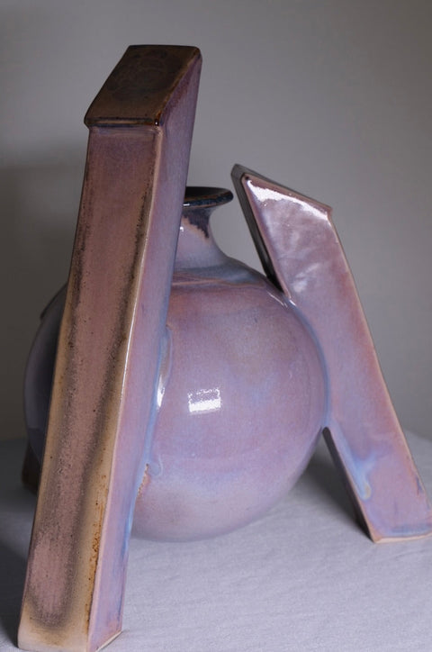 Purple Liliac Modernism Vessel