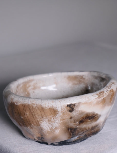 Cream Glazed Vintage Studio Bowl