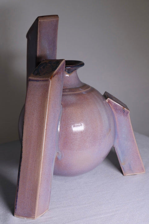 Purple Liliac Modernism Vessel