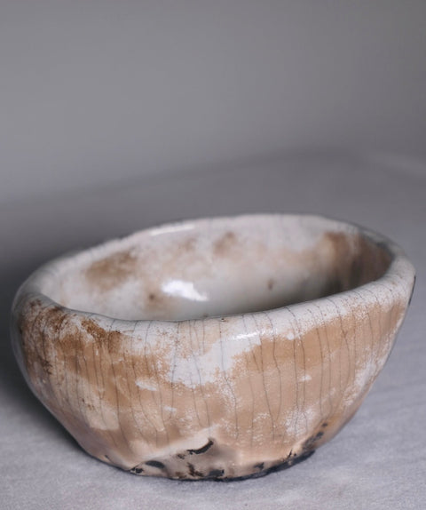Cream Glazed Vintage Studio Bowl