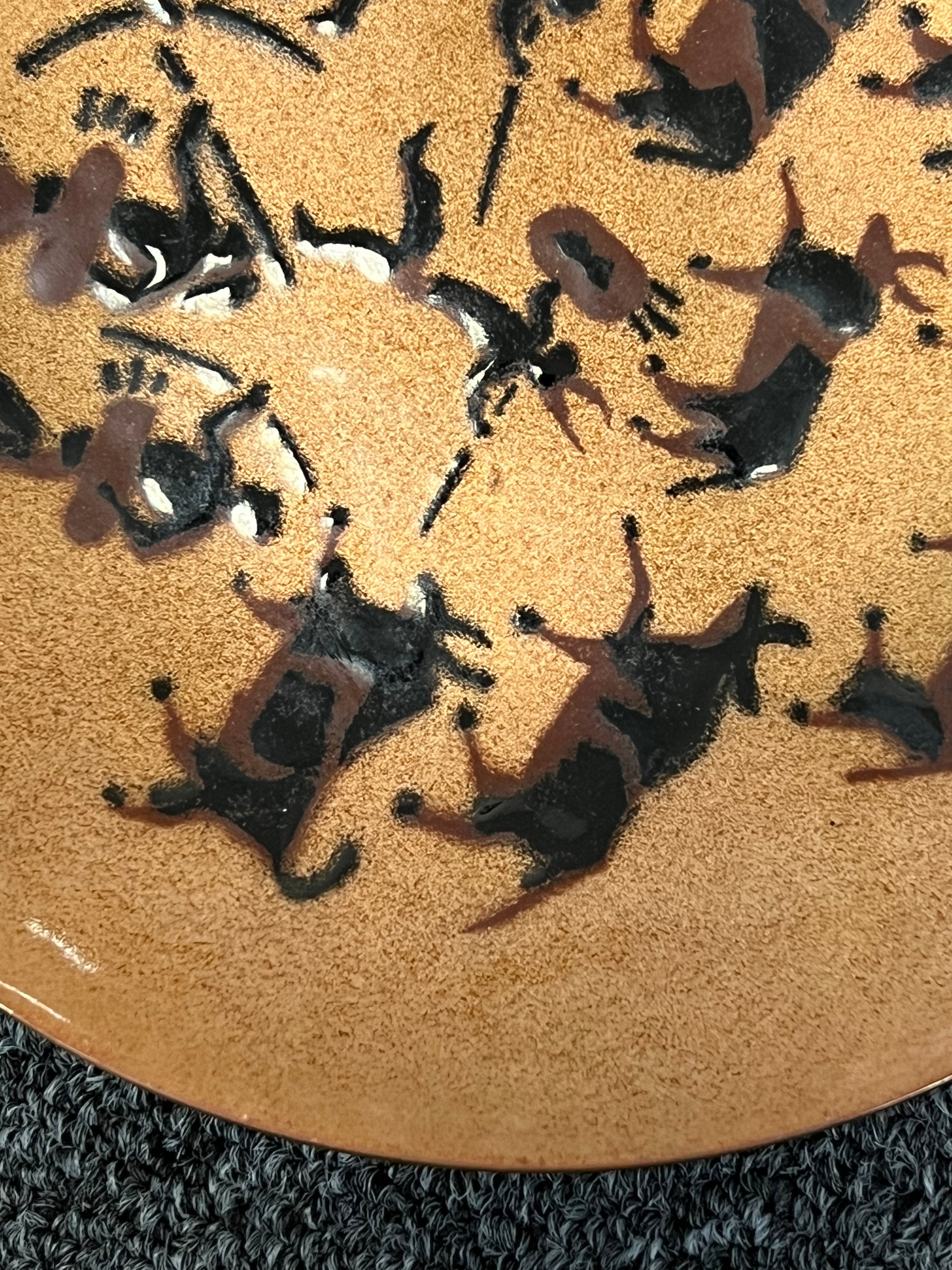 “Annemarie Davidson” Tribal Copper Plate