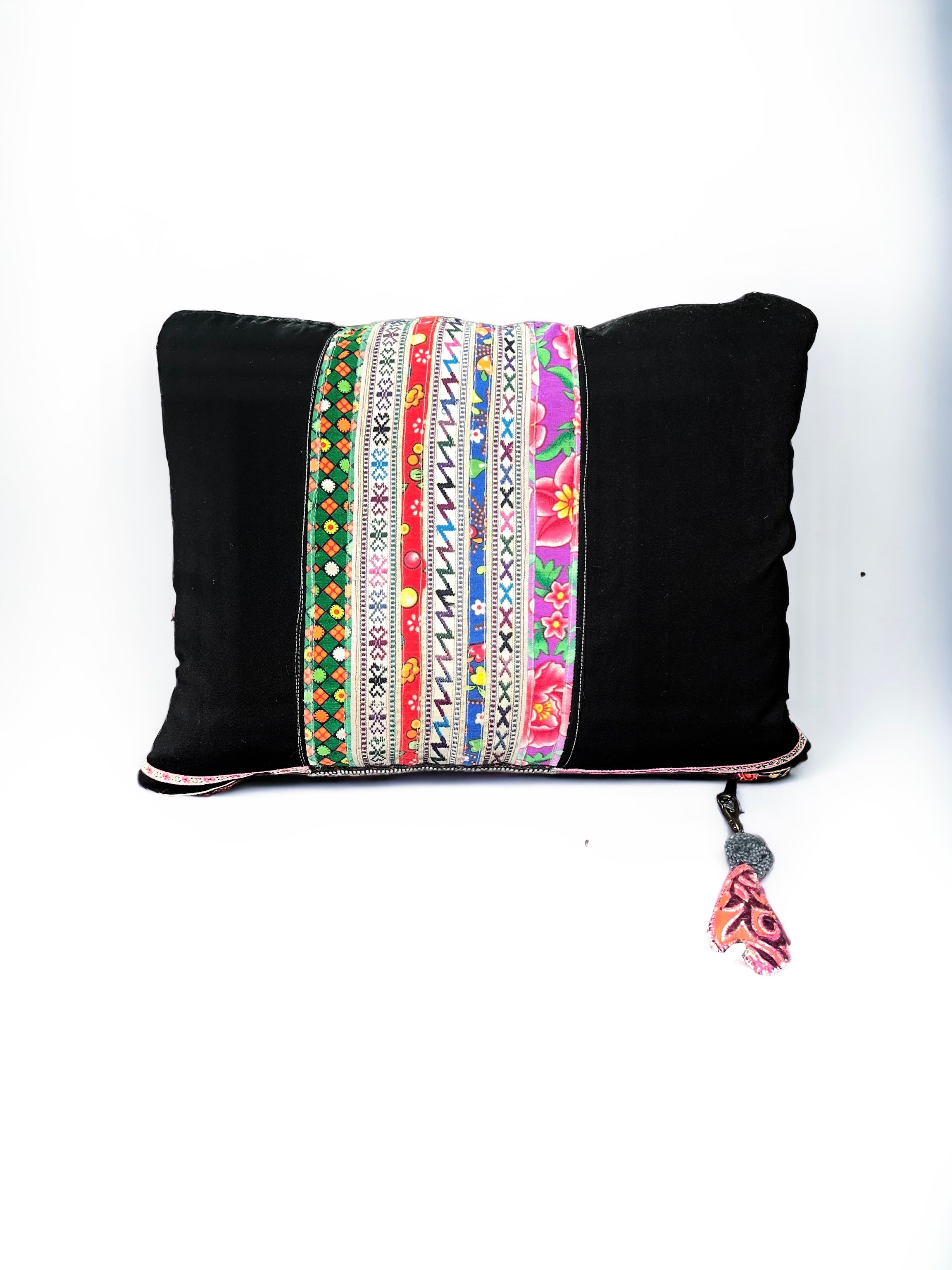 Reversible Vintage Thai Pillow
