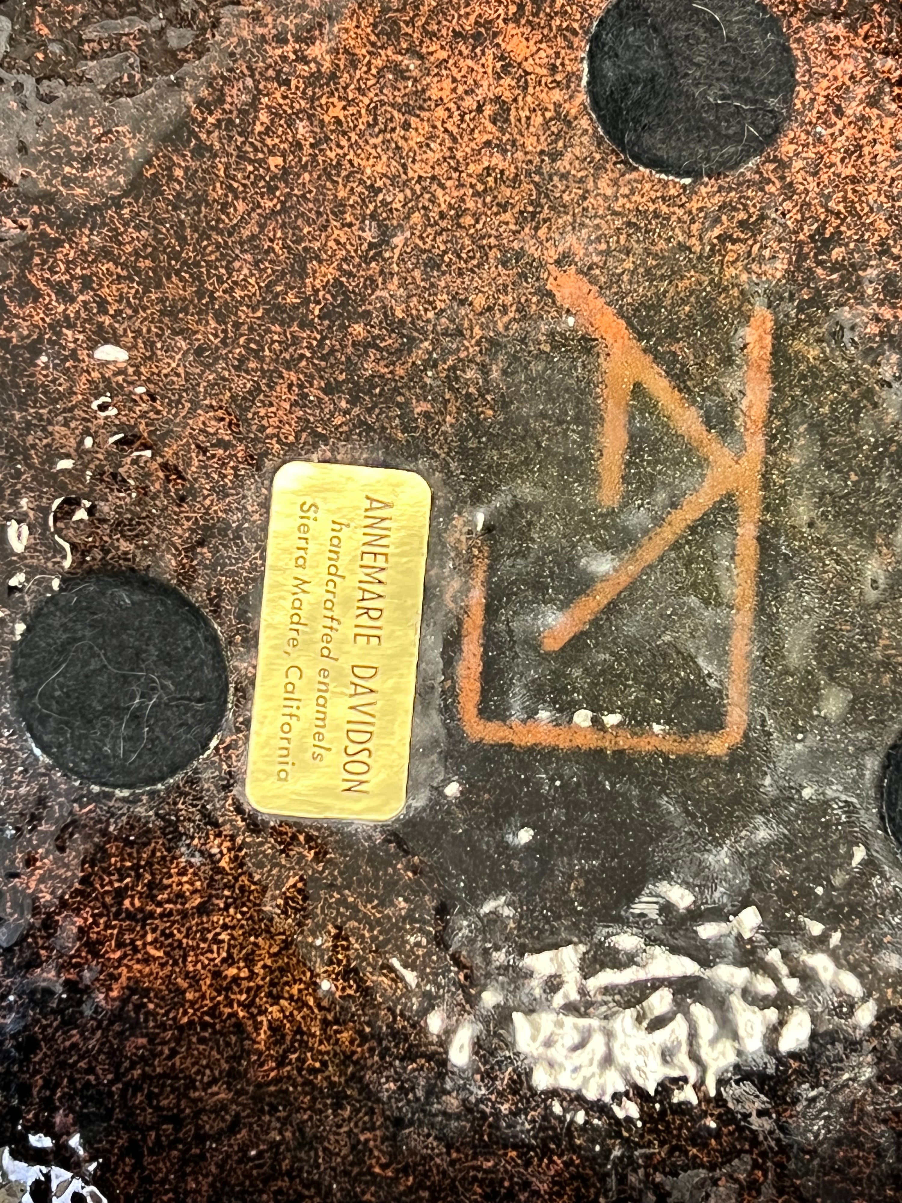“Annemarie Davidson” Tribal Copper Plate