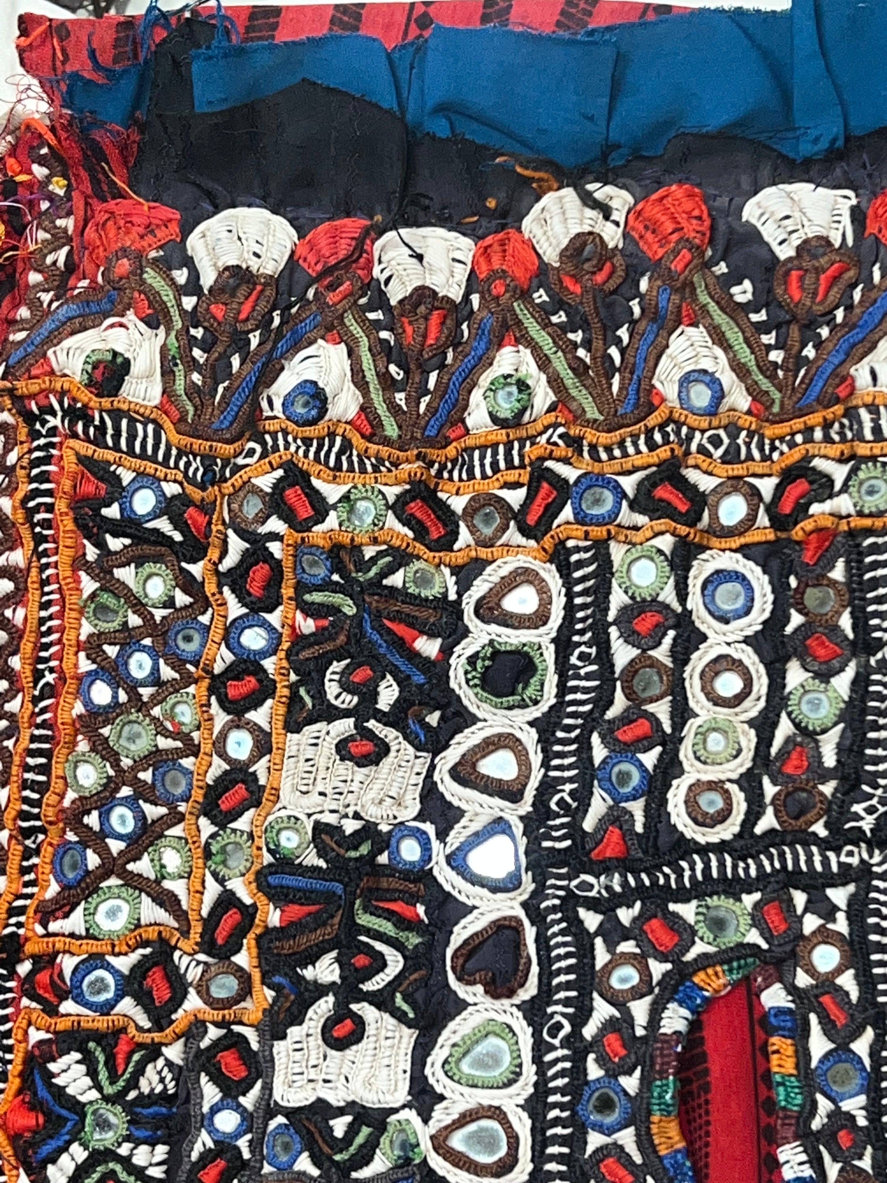 Tribal Thai Embellished Pillow