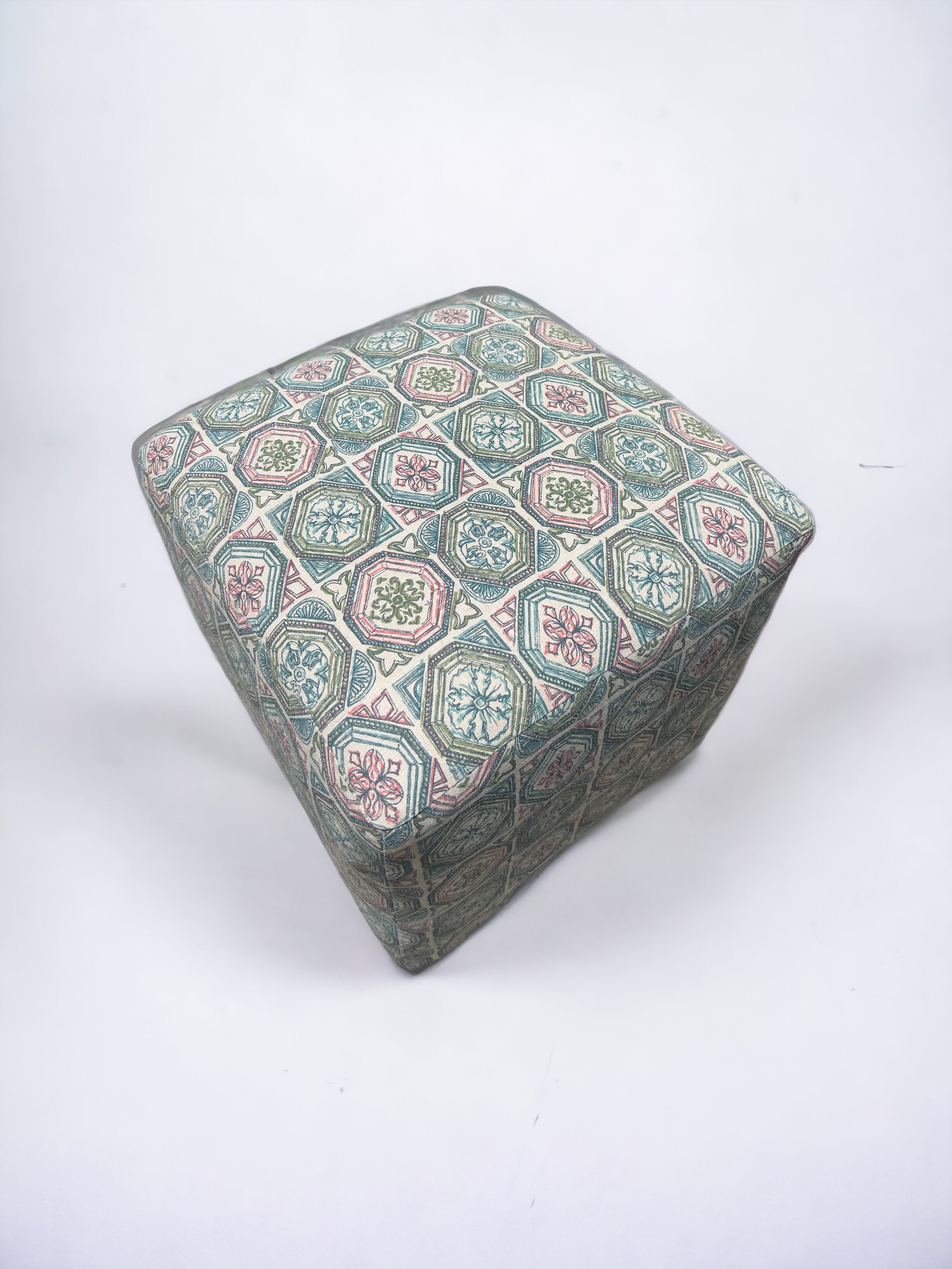 Teal FOOTSTOOL