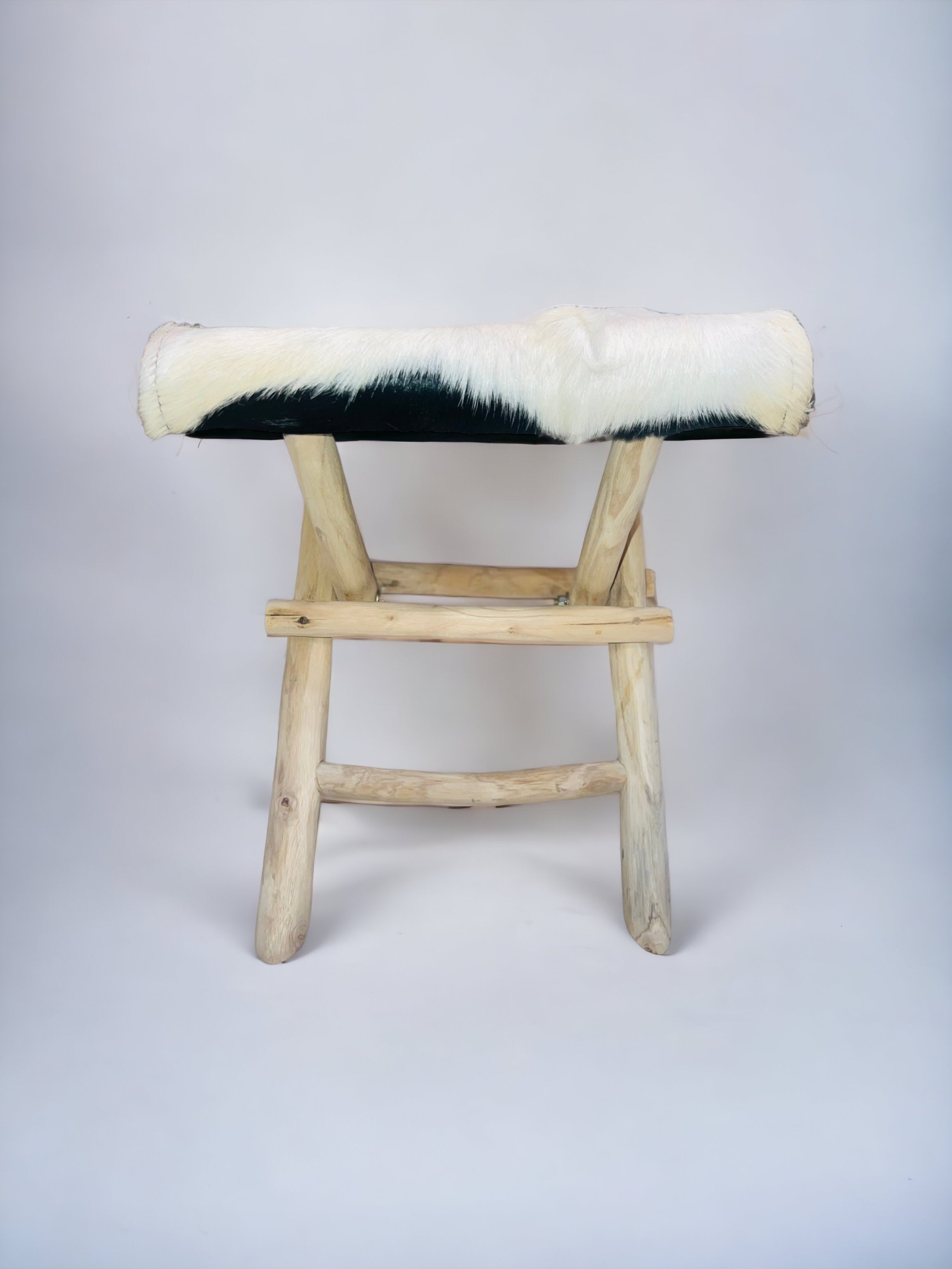 Cowhide Bench (Black Version)