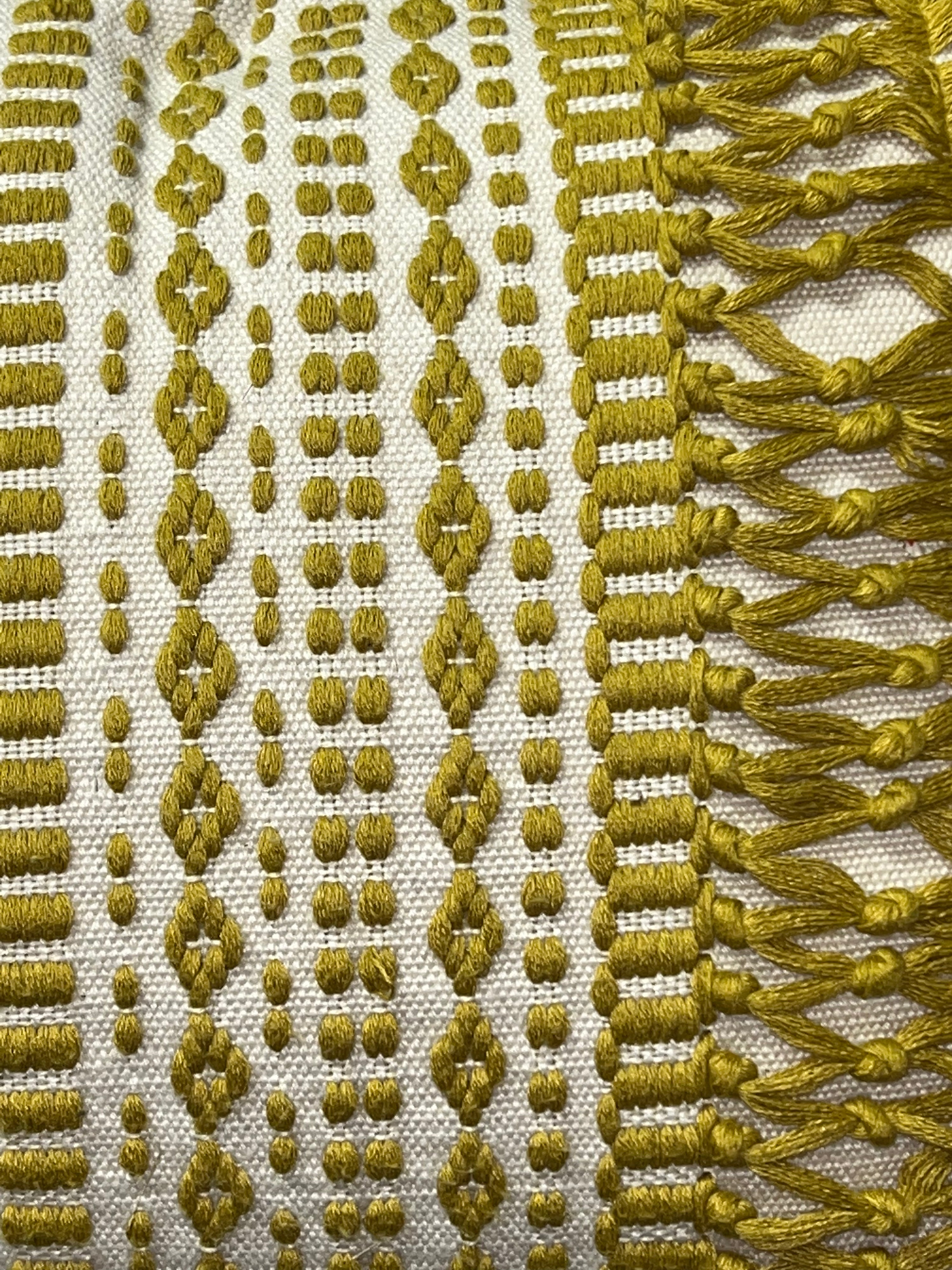 Mustard Textured Pillow (SOLD)